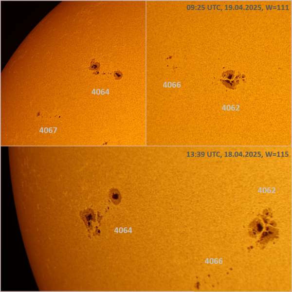 Solar activity 18-19.04.25 (AstroFest 2025) - Astrophotography