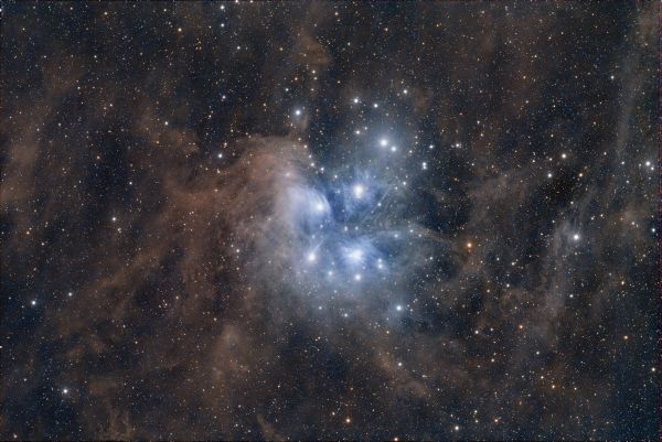 The Dusty Pleiades. - Astrophotography