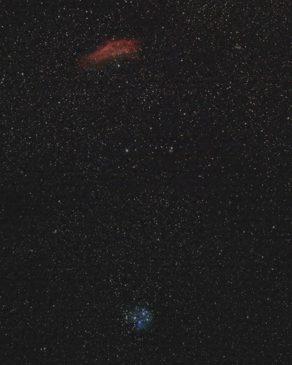 NGC 1499 & M45 - Astrophotography