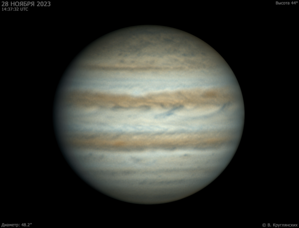 Jupiter. November 28, 2023 - Astrophotography