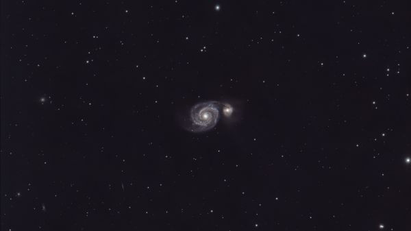 M 51 - The Whirlpool Galaxy - Astrophotography