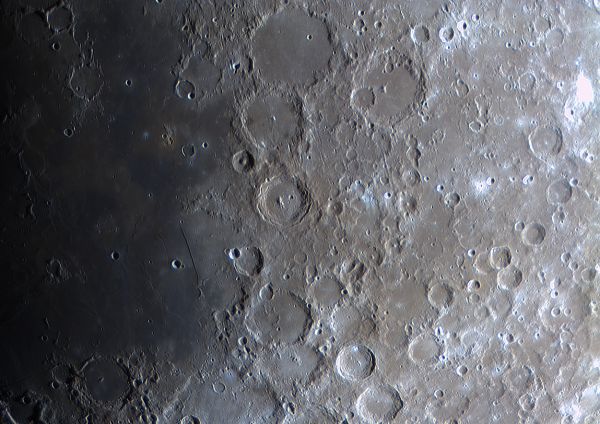 Craters Ptolemaeus, Alphonsus, Arzachel. The Straight Wall - Astrophotography