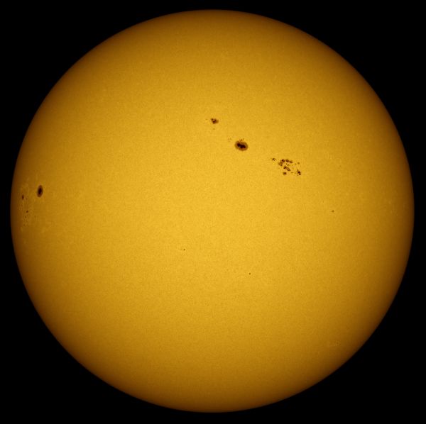 Panorama of the Sun on March 29 - Astrophotography