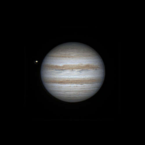 Jupiter and moon Io gif - Astrophotography