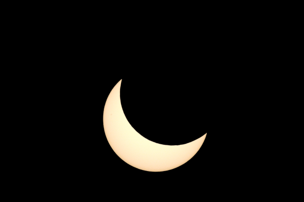 Partial eclipse, Moscow 25.10.22 - Astrophotography