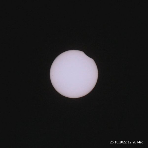 Solar Eclipse in Lipetsk, 2022.10.25 - Astrophotography