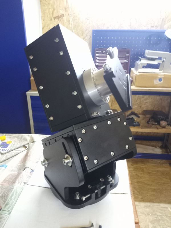 Mount on worm gear reducers - Astrophotography