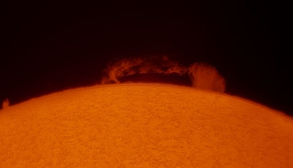 Sun in H-alpha - Astrophotography