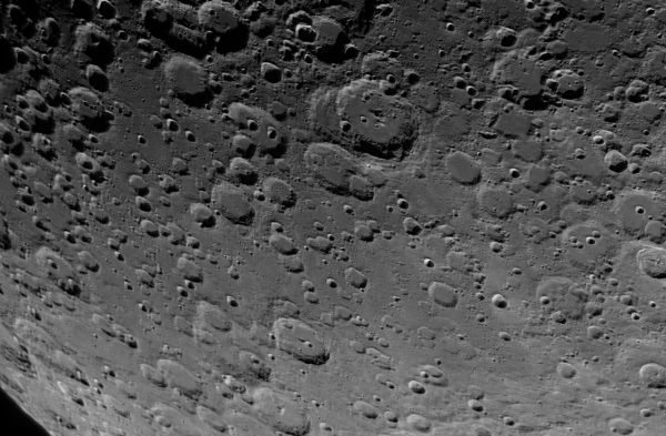 The region of Maurolycus, Barocius, and others. - Astrophotography