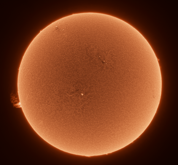 Sun. Chromosphere. Disk inversion. 05.02.2022. - Astrophotography