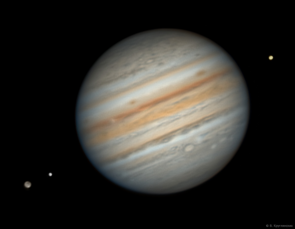 JUPITER, Ganymede, Europa, Io. - Astrophotography