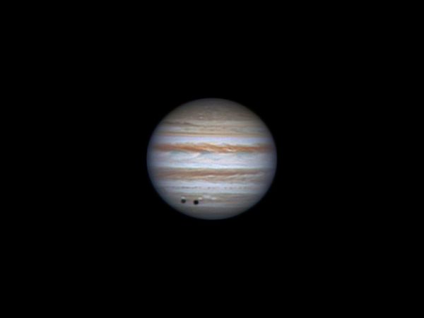 Jupiter and shadow of Callisto - Astrophotography