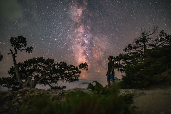 Milky Way & astronomer - Astrophotography