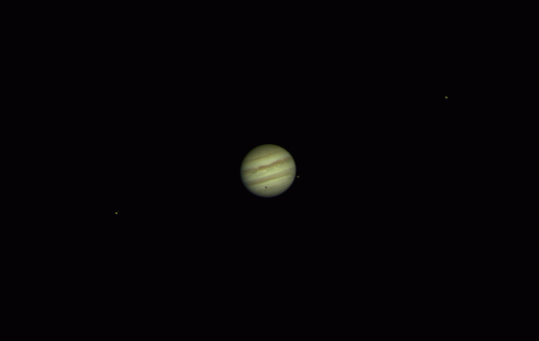 Jupiter, Io, Europa, Ganymede - Astrophotography