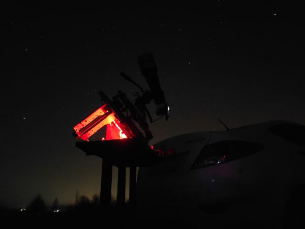 During the shoot - Astrophotography