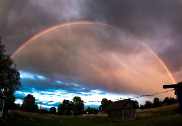 Rainbow in Vorobino - Astrophotography