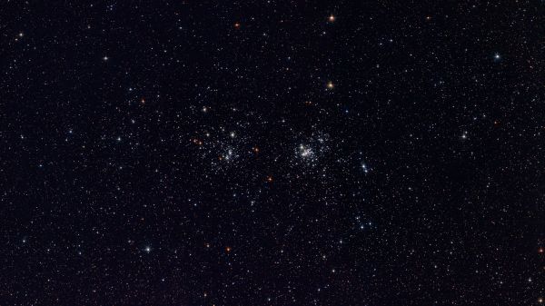 The Double Cluster in Perseus, mosaic - Astrophotography