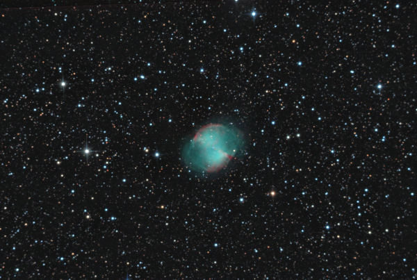 M27 - the Dumbbell Nebula, a planetary nebula. - Astrophotography