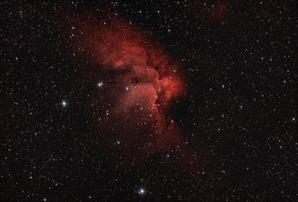 NGC 7380. The Wizard Nebula - Astrophotography