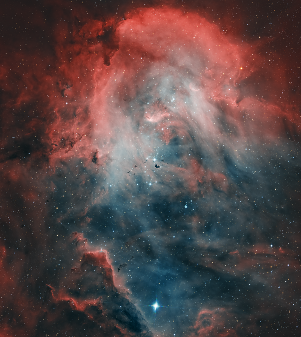 IC 2944 - Running Chicken Nebula (HOO) - Astrophotography
