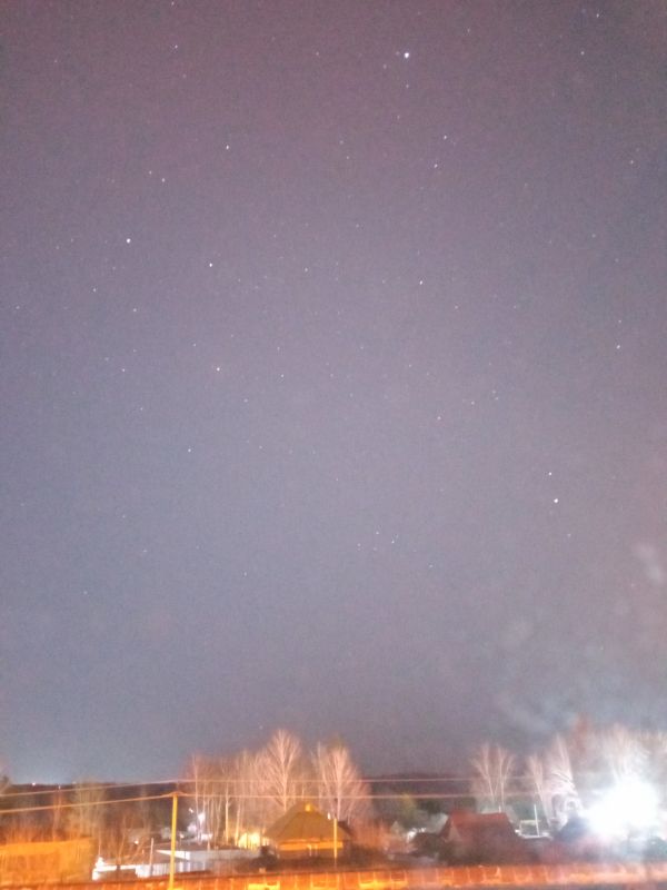 The Summer Triangle in April - Astrophotography