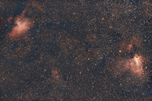 M16 M17 - Astrophotography