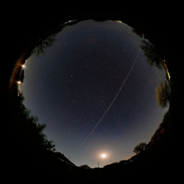 ISS across the entire sky - Astrophotography