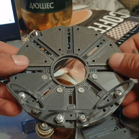 Visualization of the filter wheel principle... - Astrophotography