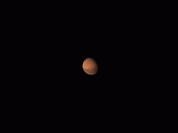 Rotation of Mars - Astrophotography