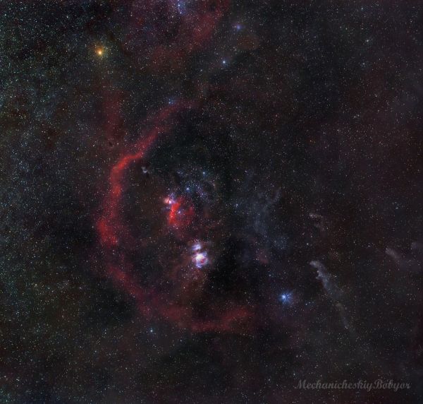 Objects of Orion Redacted - Astrophotography