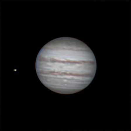 Jupiter and Io 09.09.22 - Astrophotography