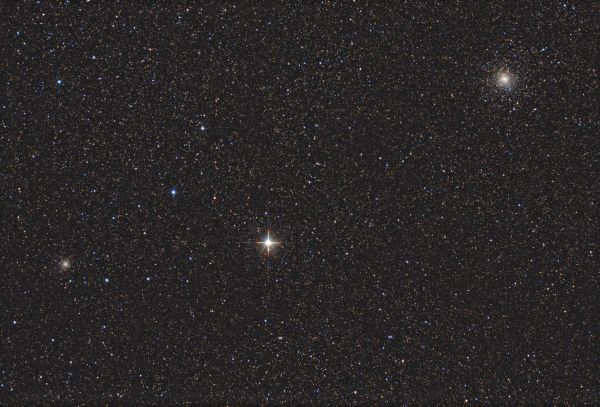 Globular clusters M28 & NGCC6638 - Astrophotography