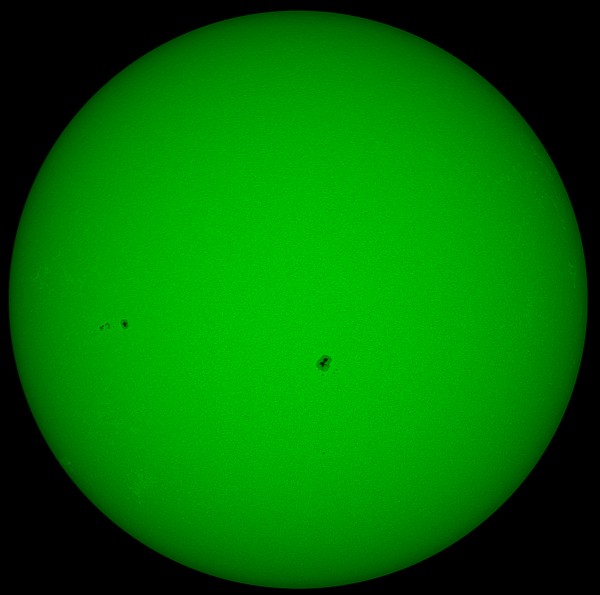 Sun in continuum 9.04 - Astrophotography