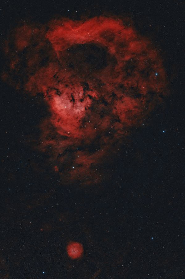 NGC 7822 & Little Rosette. Together sign ? - Astrophotography