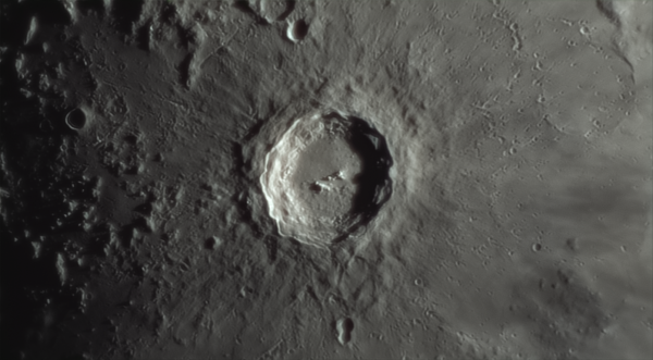 Moon, March 13, 2022. Crater Copernicus. - Astrophotography