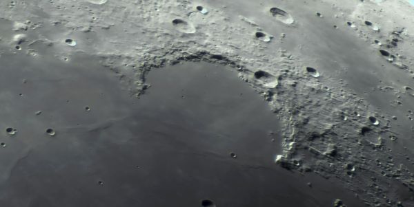 Moon, Bay of Rainbows - Astrophotography