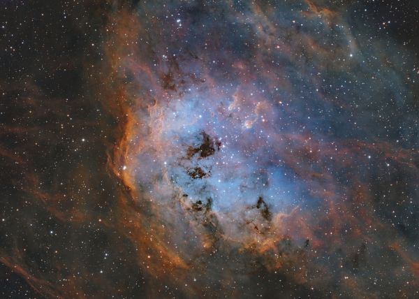 IC410 in SHO - Astrophotography