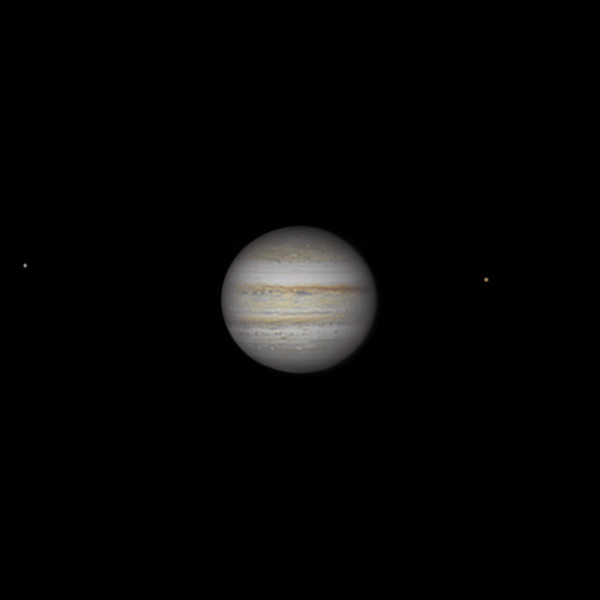 Jupiter with its moons - Astrophotography