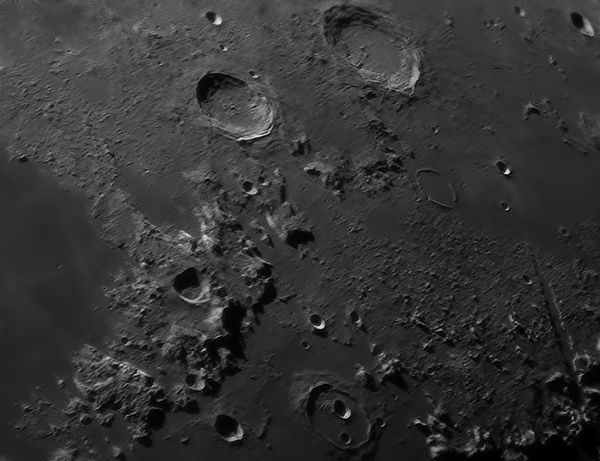 Aristotle, Eudoxus, Cassini, Caucasus - Astrophotography
