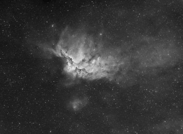 Wizard Nebula (NGC 7380) Ha - Astrophotography