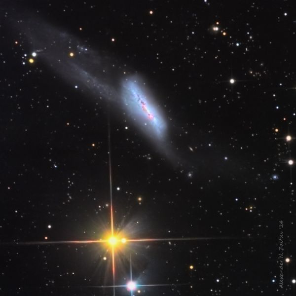 UGC 8005 region in LRGB - Astrophotography