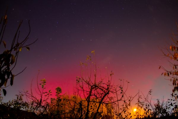 Aurora at 44 degrees latitude - Astrophotography