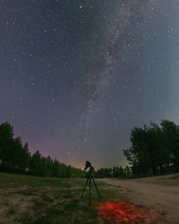 While shooting deep sky - Astrophotography