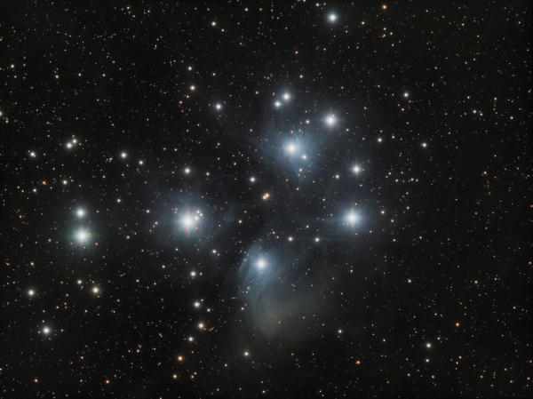 M 45 Pleyads RGB - Astrophotography