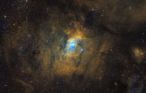 NGC 7635, SHO+RGB - Astrophotography