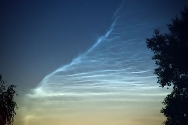 Noctilucent clouds, July 23, 2024, 01:30 - Astrophotography