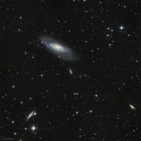 The surroundings of galaxy M106 - Astrophotography