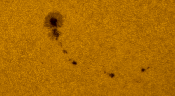 SUNSPOT GROUP #2827 01.06.2021 - Astrophotography