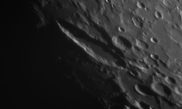 Moon, crater Schiller on the evening of 01/10/2025 - Astrophotography