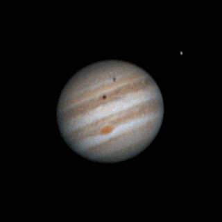 Double Eclipse movie on Jupiter 29.05.2017 - Astrophotography